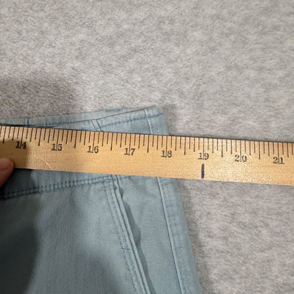Nat Nast Shorts Mens 36 Blue Good Cotton Spandex Flat Front Chino Luxury Casual - Picture 5 of 10